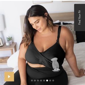 Nursing pumping bra
